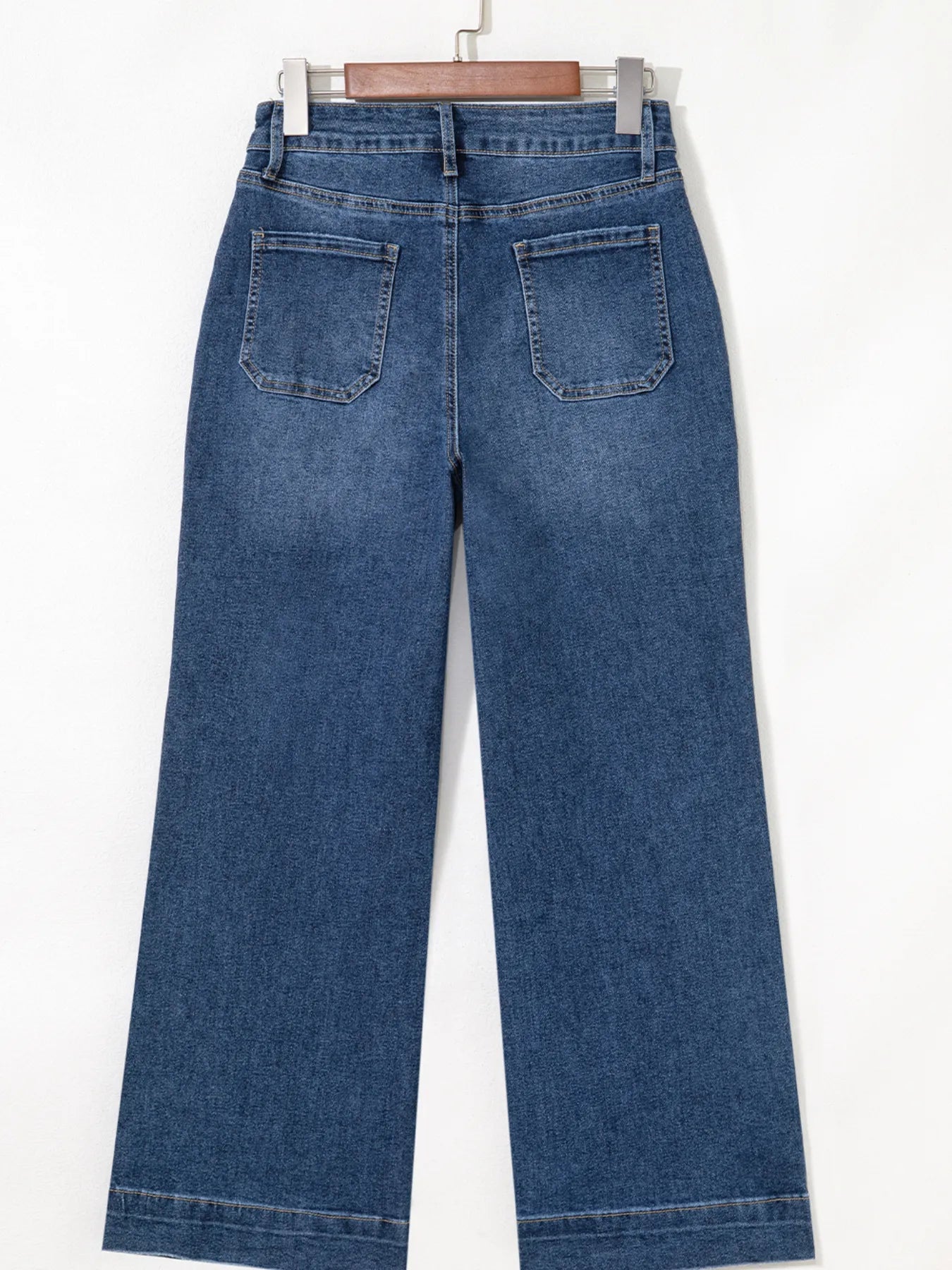 Cropped High Rise Wide Leg Jeans - Jeans Junction Online