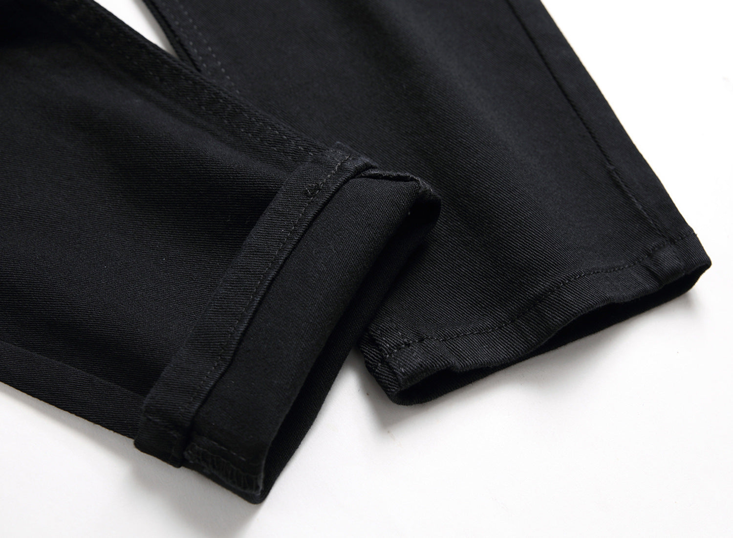 European And American Slim Straight Zipper Pleated Men - Jeans Junction Online