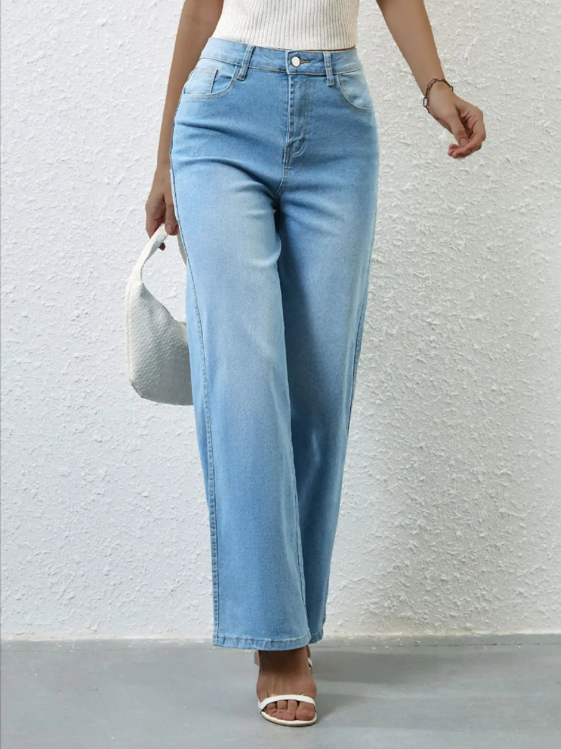 High Rise Wide Leg Jeans - Jeans Junction Online