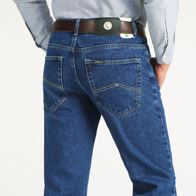 Men's Retro High-rise Loose Straight-leg Jeans - Jeans Junction Online