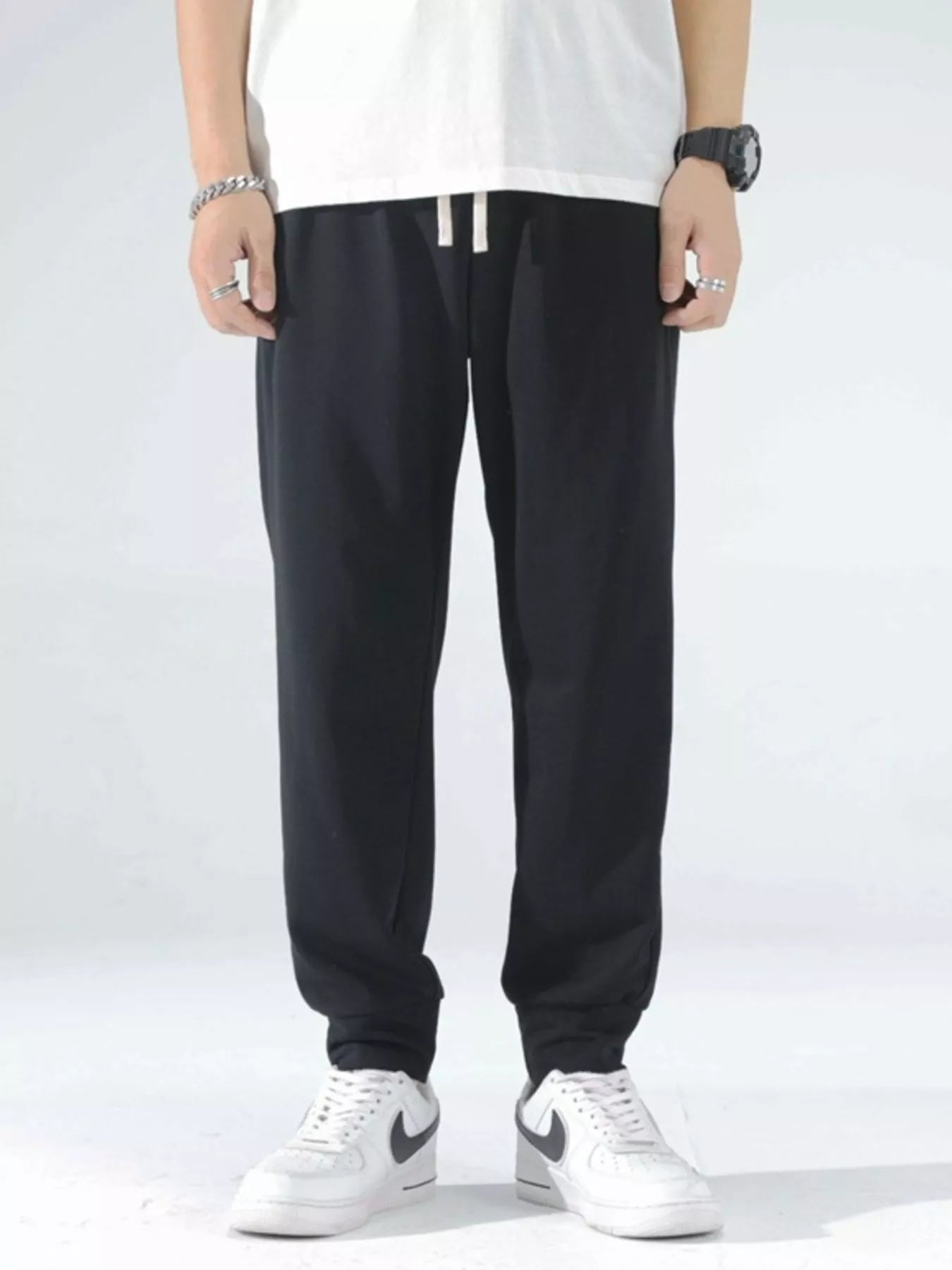 Men's Casual Drawstring Joggers - Jeans Junction Online 