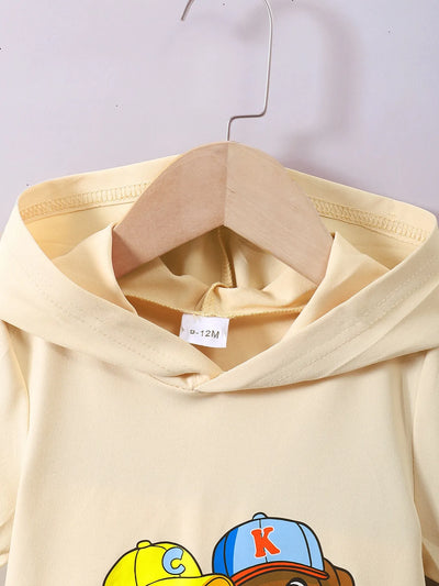 Children's Dog Short Sleeve Hoodie and Shorts Set - Jeans Junction Online