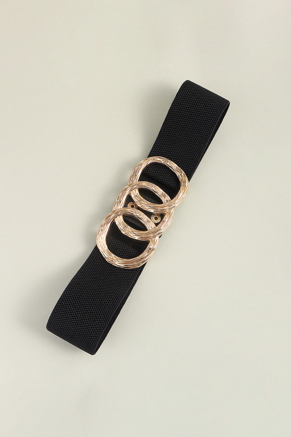 Zinc Alloy Buckle Elastic Wide Belt - Jeans Junction Online
