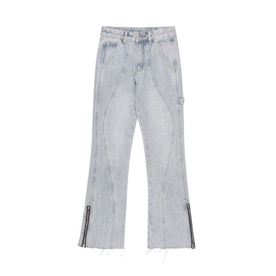 Men's Simple And Slightly Elastic Flare Jeans - Jeans Junction Online