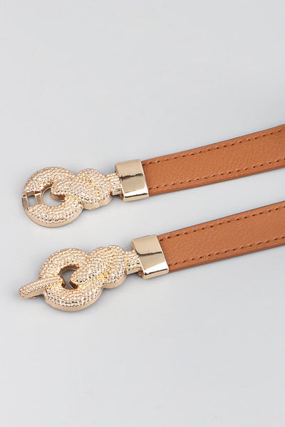 Zinc Alloy Buckle PU Leather Belt - Jeans Junction Online