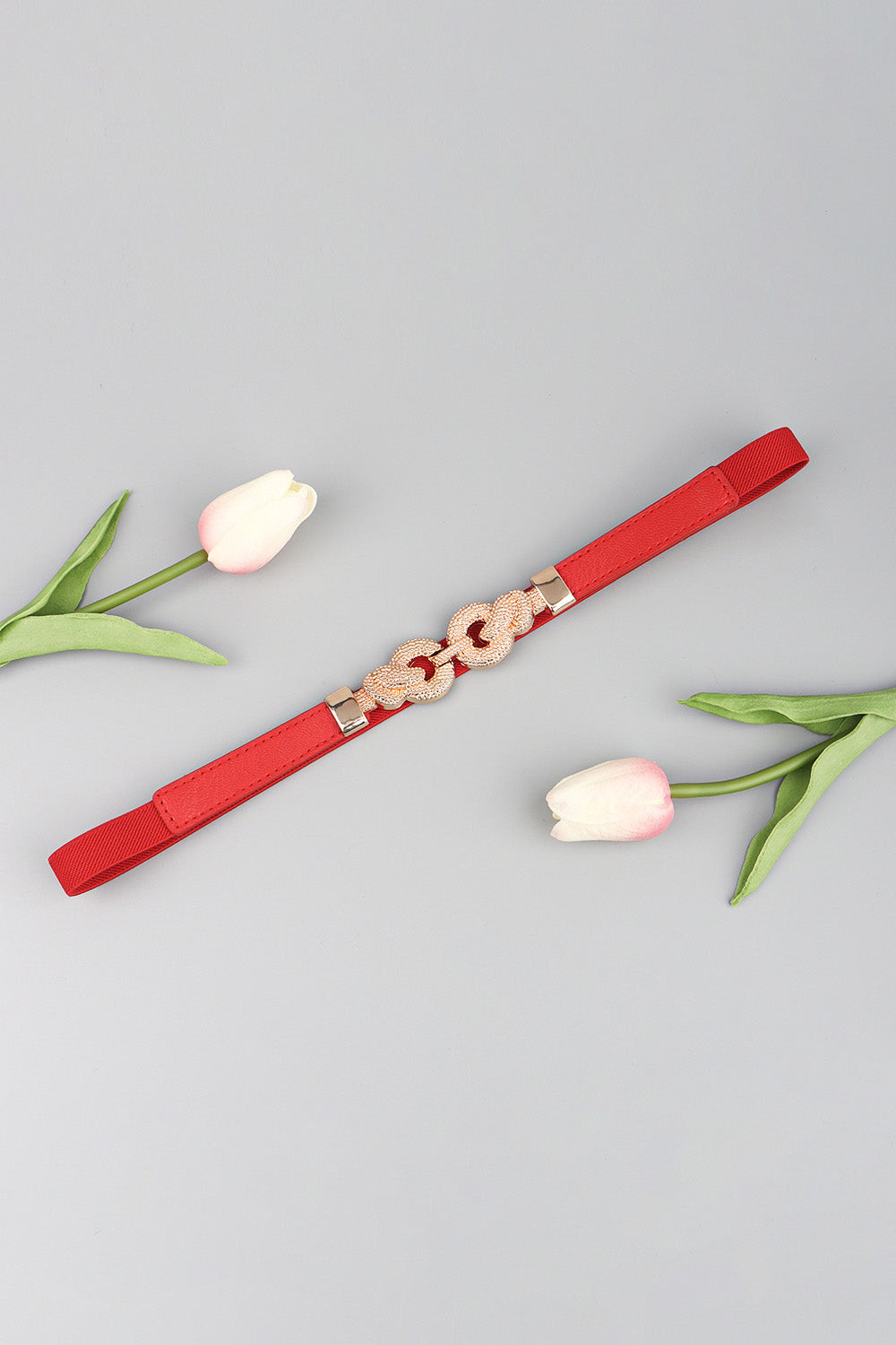 Zinc Alloy Buckle PU Leather Belt - Jeans Junction Online