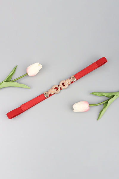 Zinc Alloy Buckle PU Leather Belt - Jeans Junction Online