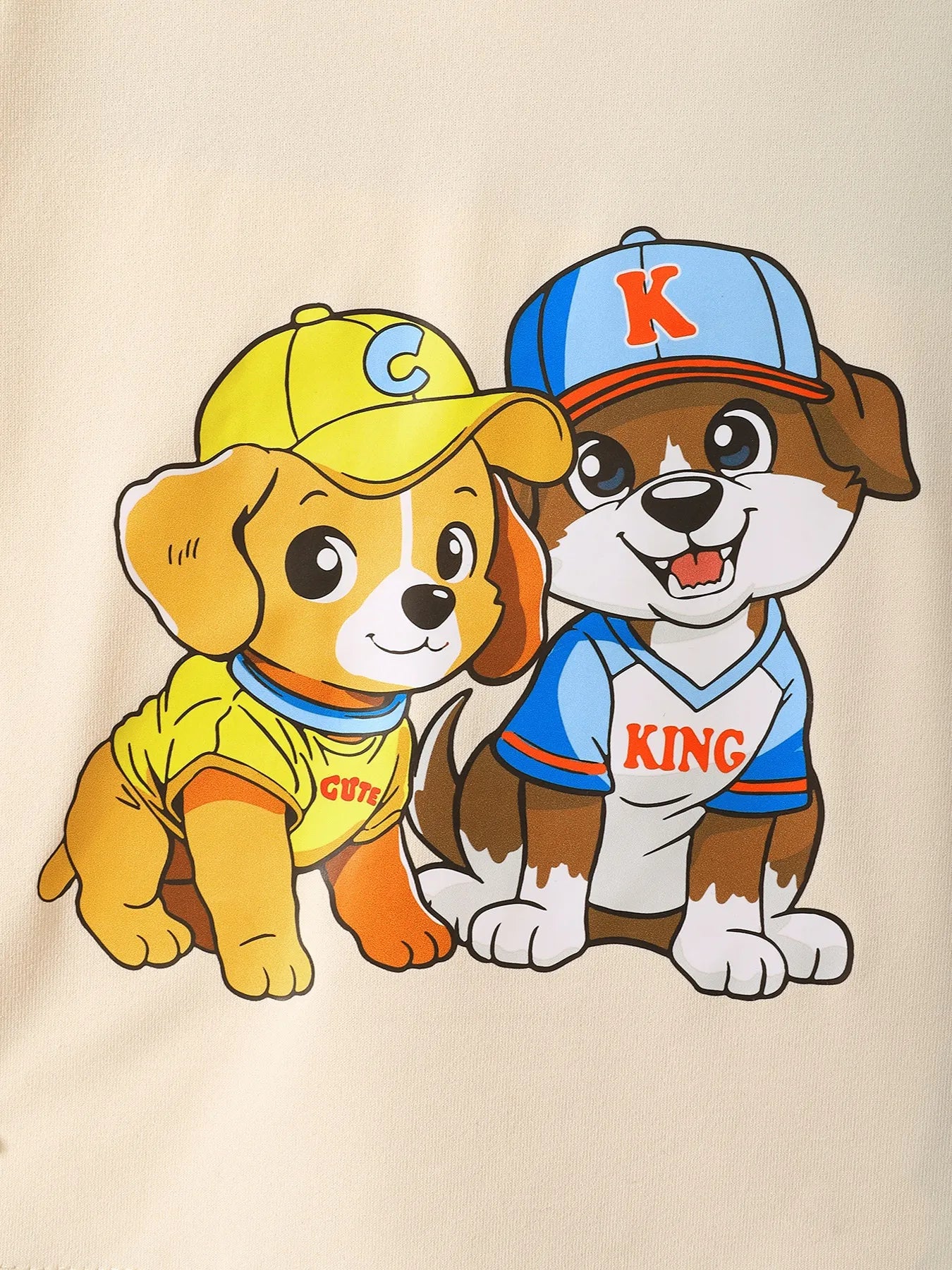 Children's Dog Short Sleeve Hoodie and Shorts Set - Jeans Junction Online