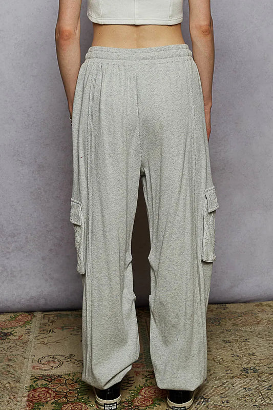 POL Drawstring Lace Cargo Pocketed Joggers - Jeans Junction Online 