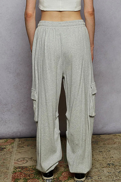 POL Drawstring Lace Cargo Pocketed Joggers - Jeans Junction Online