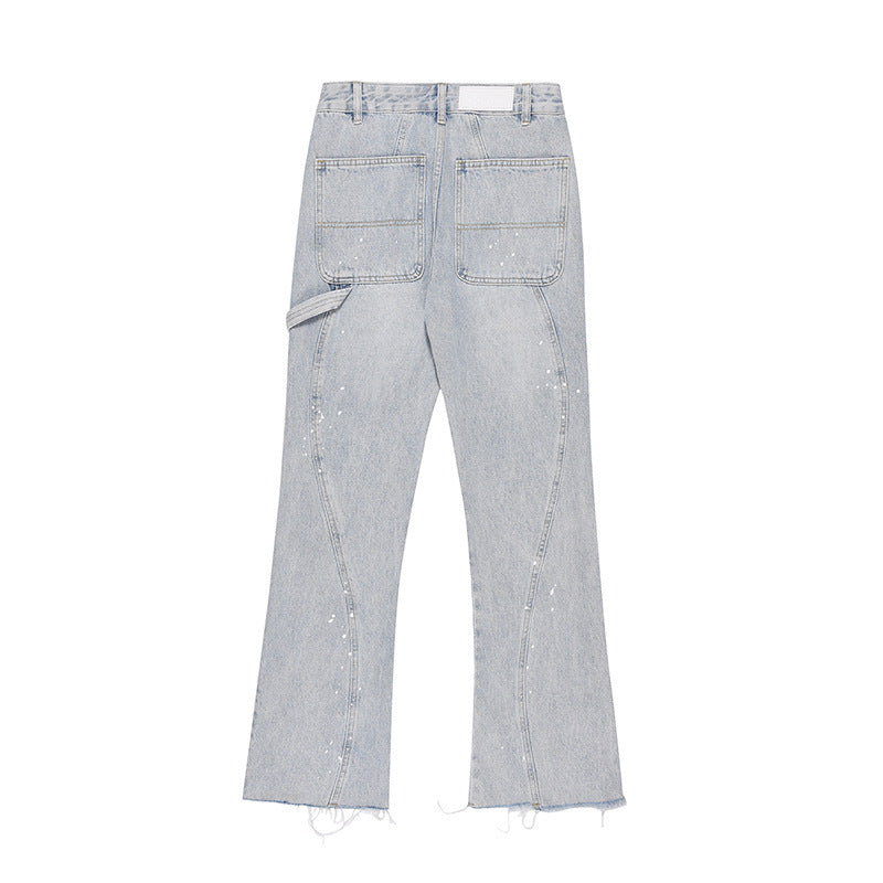 Men's Simple And Slightly Elastic Flare Jeans - Jeans Junction Online