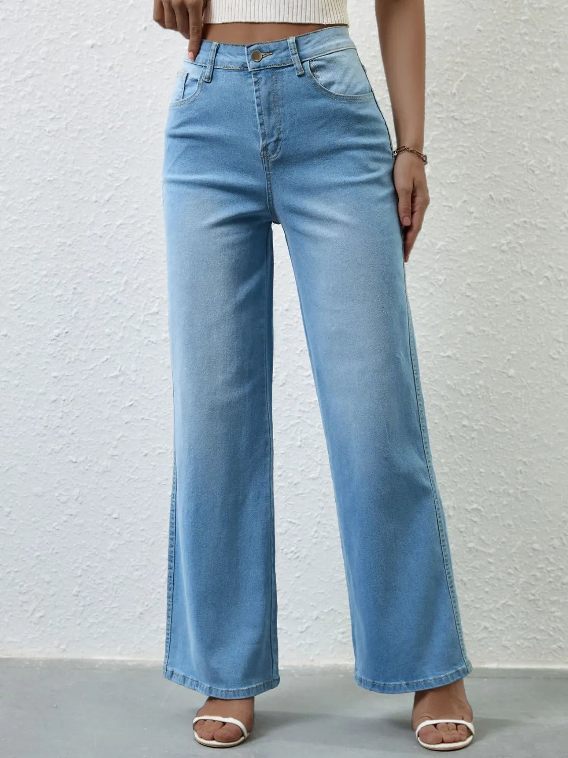 High Rise Wide Leg Jeans - Jeans Junction Online