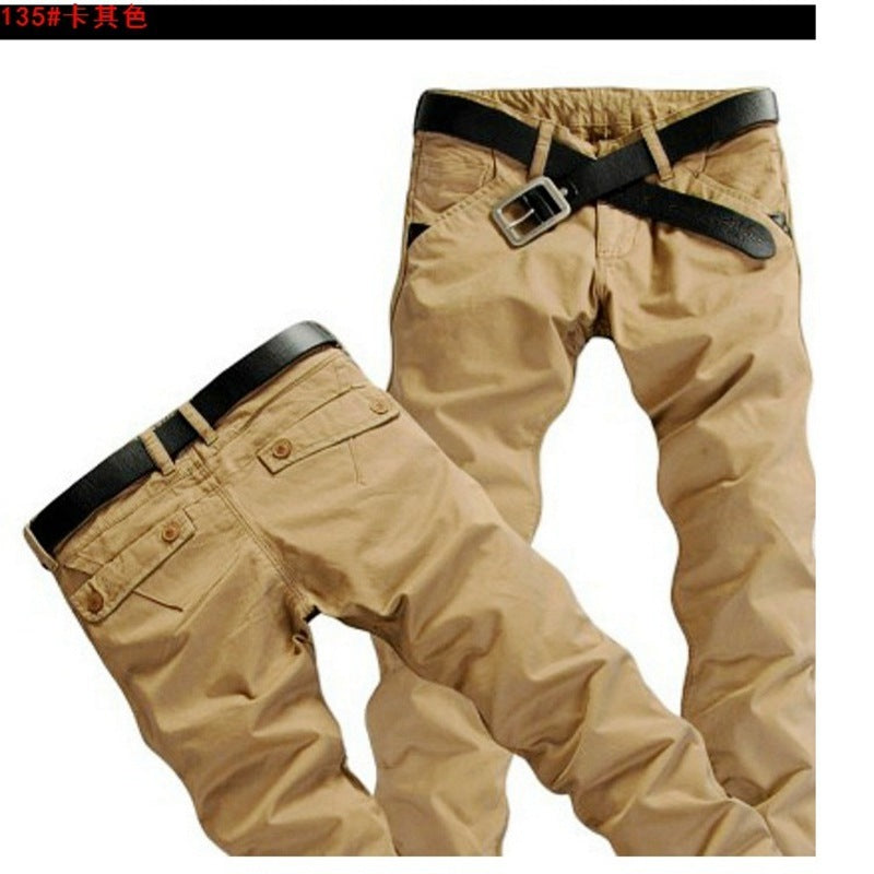 Men's Trendy All-match Wear-resistant Work Pants - Jeans Junction Online