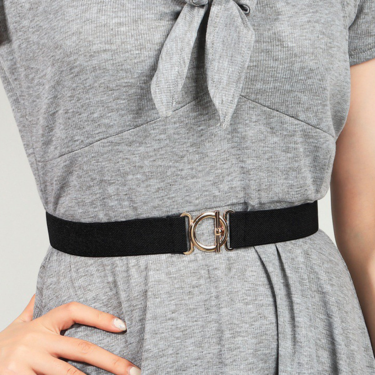 Toggle Clasp Elastic Belt - Jeans Junction Online