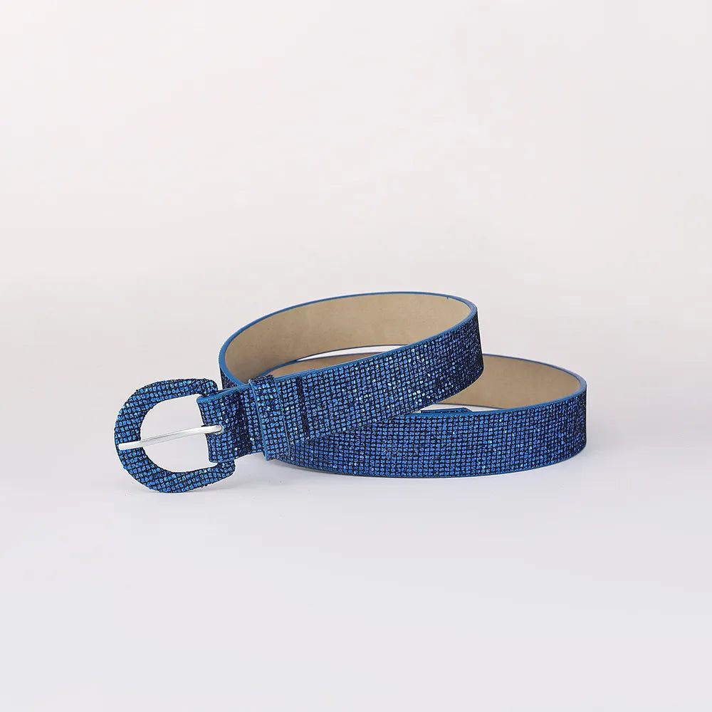 Sequin PU Leather Belt - Jeans Junction Online