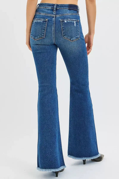 RISEN High Rise Flare Jeans - Jeans Junction Online